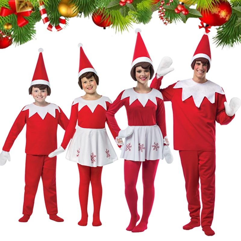 Soft And Breathable Cotton Elf On The Shelf Costume For Halloween