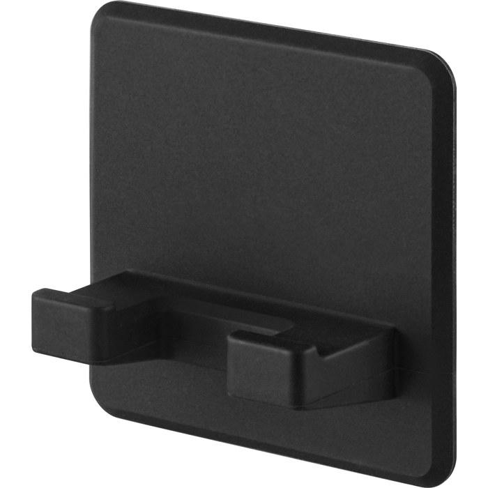 Yamazaki Silicone Suction Shaver Holder Black W6 x D2.5 x H6cm Tower Floating Storage Razor Holder 10301
