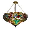 Витражный подвесной светильник Tiffany для гостиных, столовых, кафе и баров