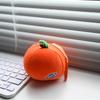 Persimmon Orange Bag Pendant Strawberry Plush Cherry Key Ring Fashion Fruit Key Chain  Children