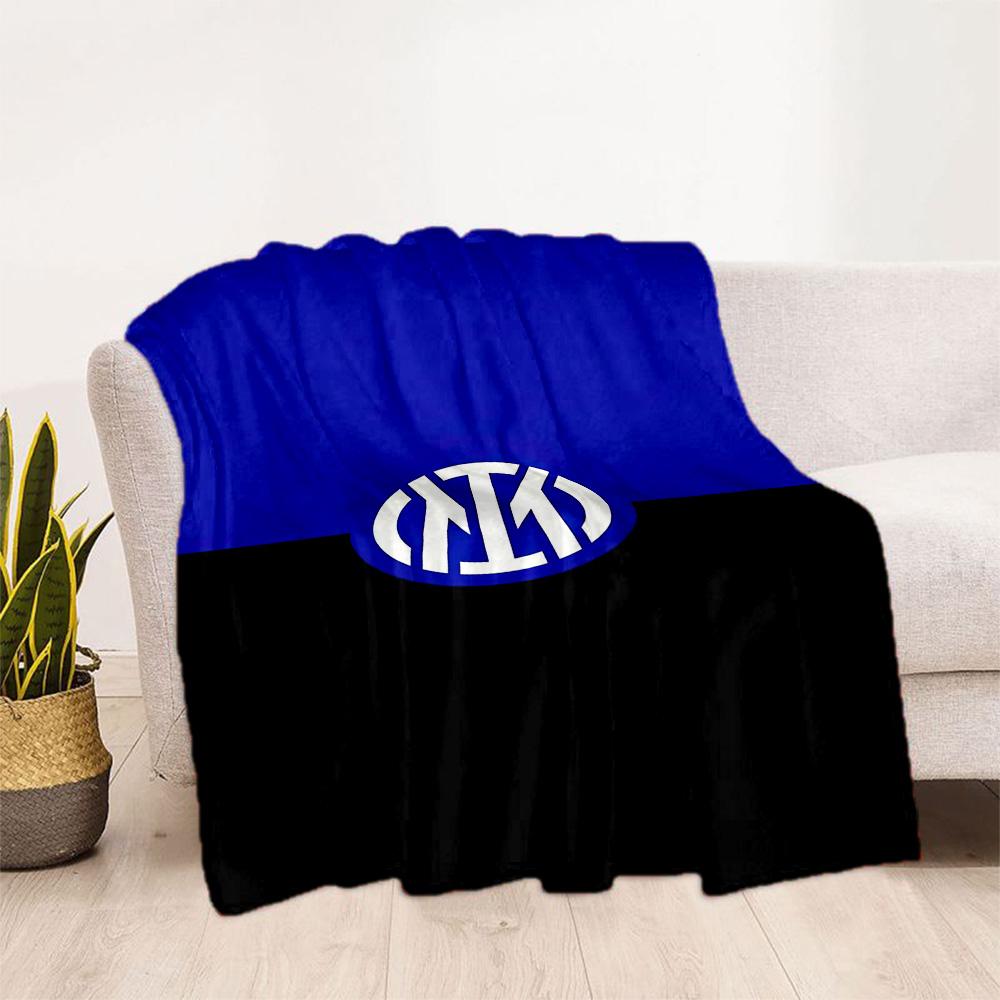 Inter Milan Blanket Ultrasoft Great For Bed Office Chair For All Seasons Stylish Decor Gifts For Family Or Friends