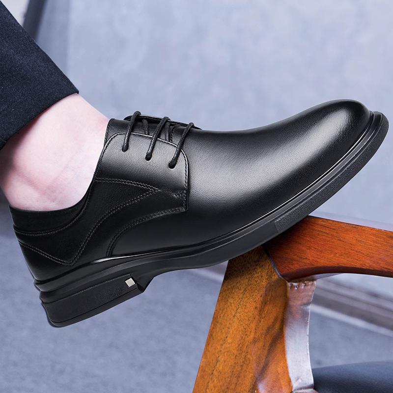 2024 Classic Business Men's Dress Shoes Fashion Elegant Formal Wedding Shoes Black Men Slip On Office Oxford Shoes for Men