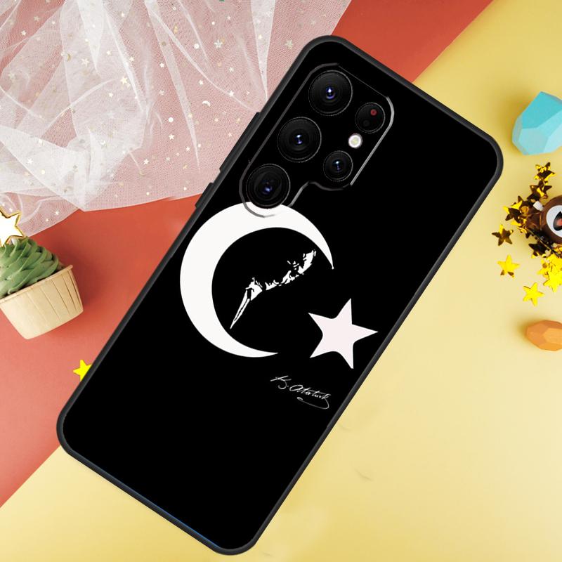 Фонда Мустафы Кемаля Ататюрка для Samsung Galaxy S24 Ultra S23 S22 Plus S21 S20 FE S8 S9 S10 Note 10 20 Ultra Чехол