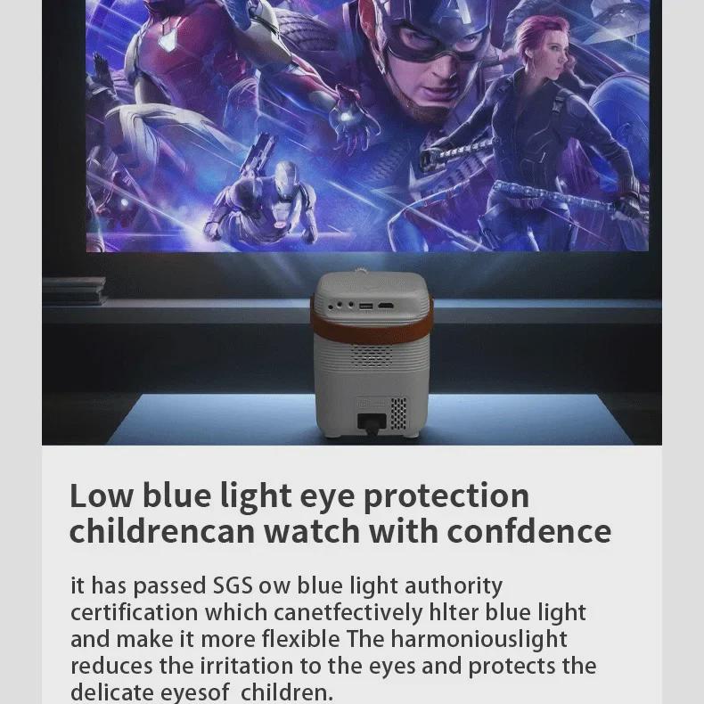 Umiio A009 Мини Портативный 4K UHD Беспроводной Проектор Для Домашнего Использования