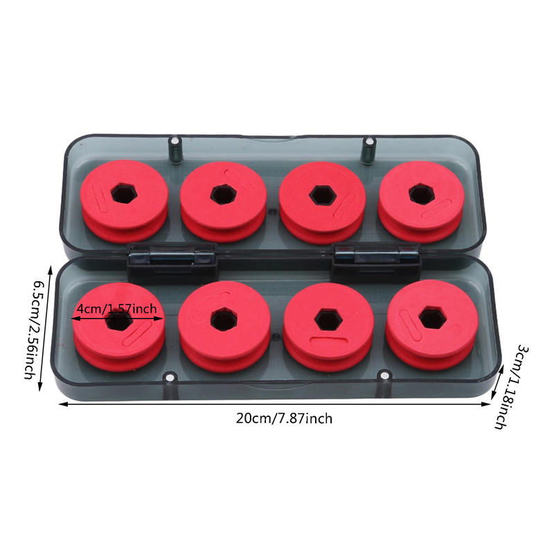 Основная леска Коробка рыболовные снасти Рыболовные принадлежности Леска Группа Намотка Коробка Детали рыболовных снастей Необходимые вещи для рыбалки (4 пары по 8 осей) (8 пар по 16 осей)