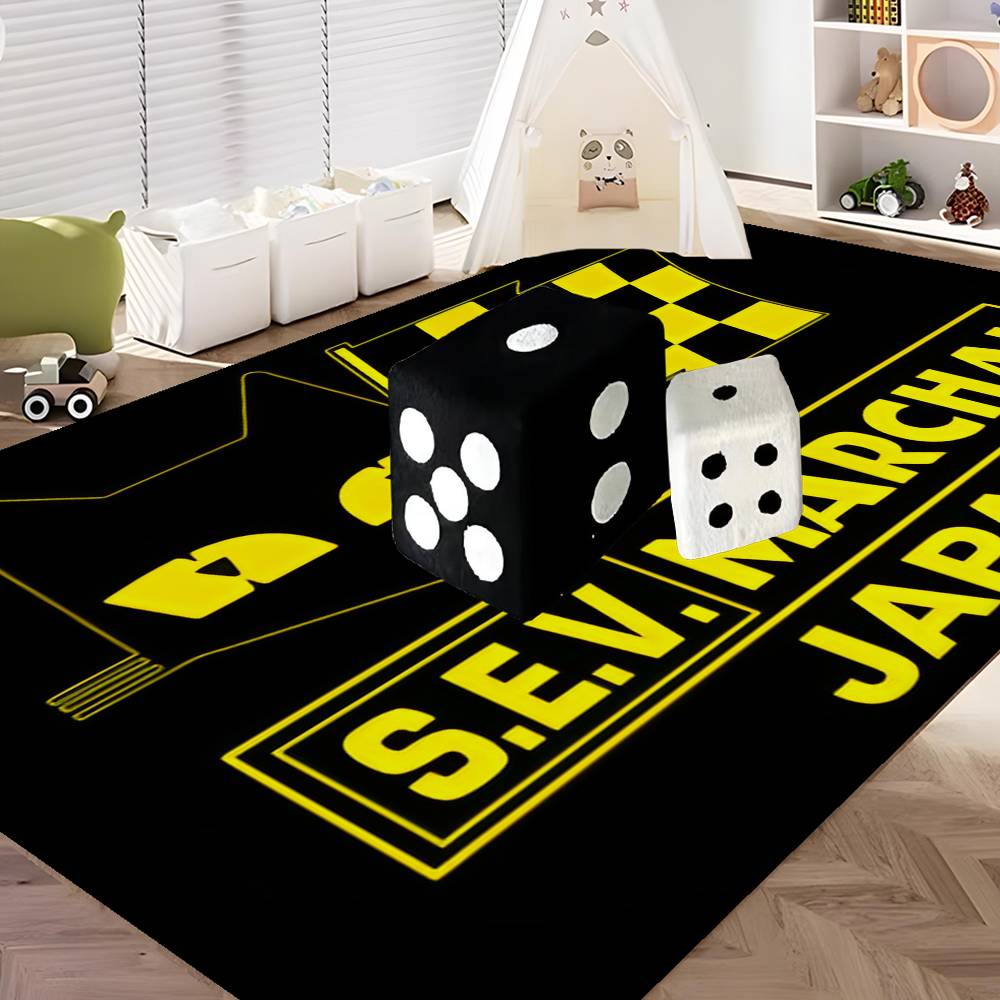Sev Marchal Floor Mat Cheaper Anti-slip Modern Living Room Balcony Printed Bedside Mats