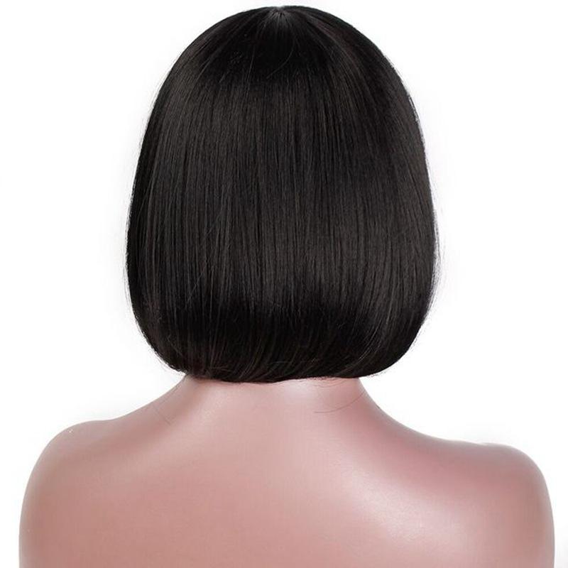 European and American short hair bob Bobo wig women's hair wigs chemical fiber high temperature silk wig cover