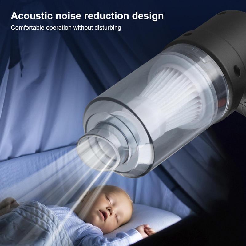 6000pa Wireless Car Vacuum Cleaner With Powerful Suction Portable Handheld Filter Rinse Cleaner Auto Accessories For Vehicles