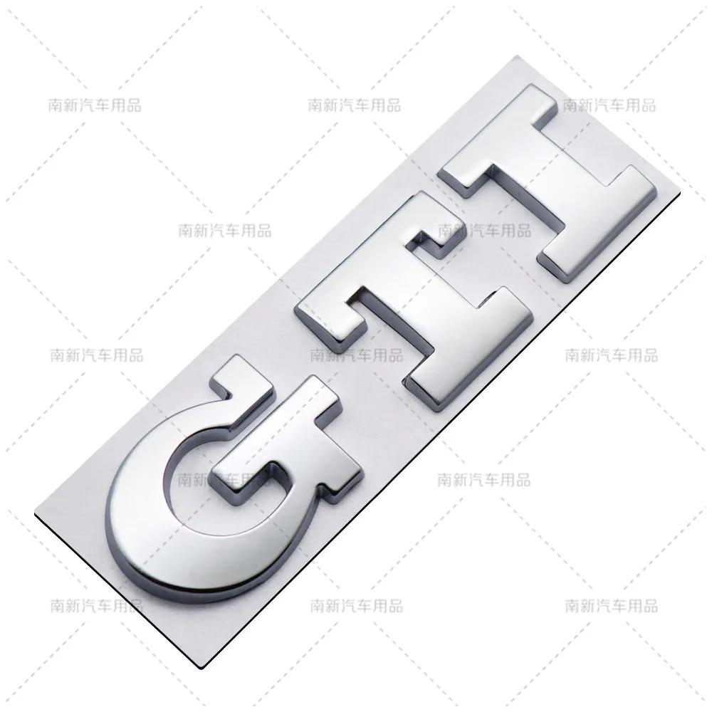 CCU1 For VOLKSWAGEN VW GTI 3D Metal Trunk Badge Sticker Emblem for VW Golf GTI MK2 MK3 MK4 MK5 MK6 MK7 MK8 Polo Badge Accessories