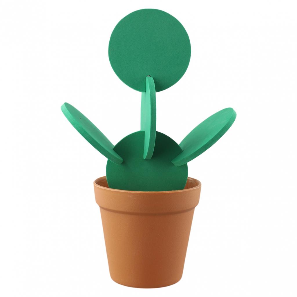 Набор подставок с креативным дизайном и подставкой в виде цветочного горшка для хранения, для декора стола