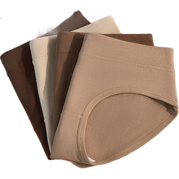 Yiershuang [10A Antibacterial Pure Cotton Crotch] Women's Underwear, Autumn And Winter Meilade Girls' Triangle Panties, 4-Pack