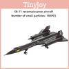 Sr-71 Blackbird Military Spy Plane Building Toy For Kids