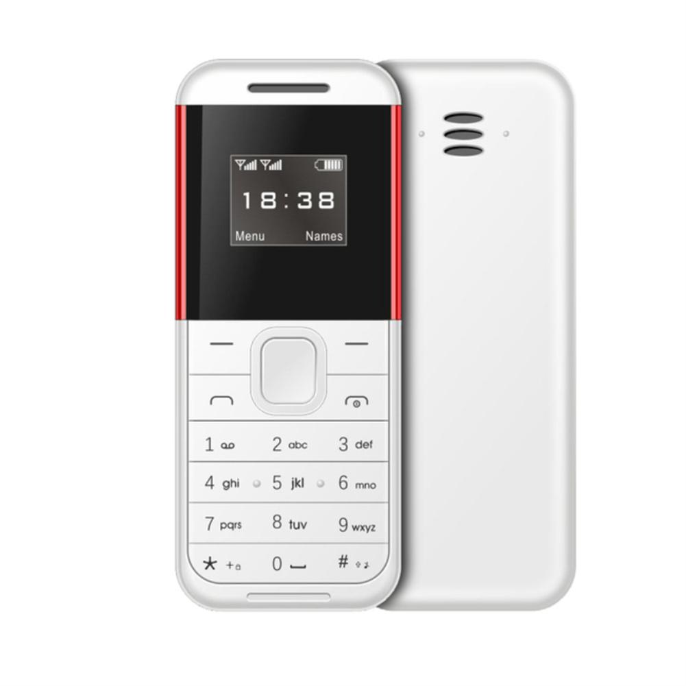 BM222 Unlock Mini Mobile Phone With Blacklist Function 0.66 Inch Mobile Phone Dialer Dual SIM Cards For Elderly Kids