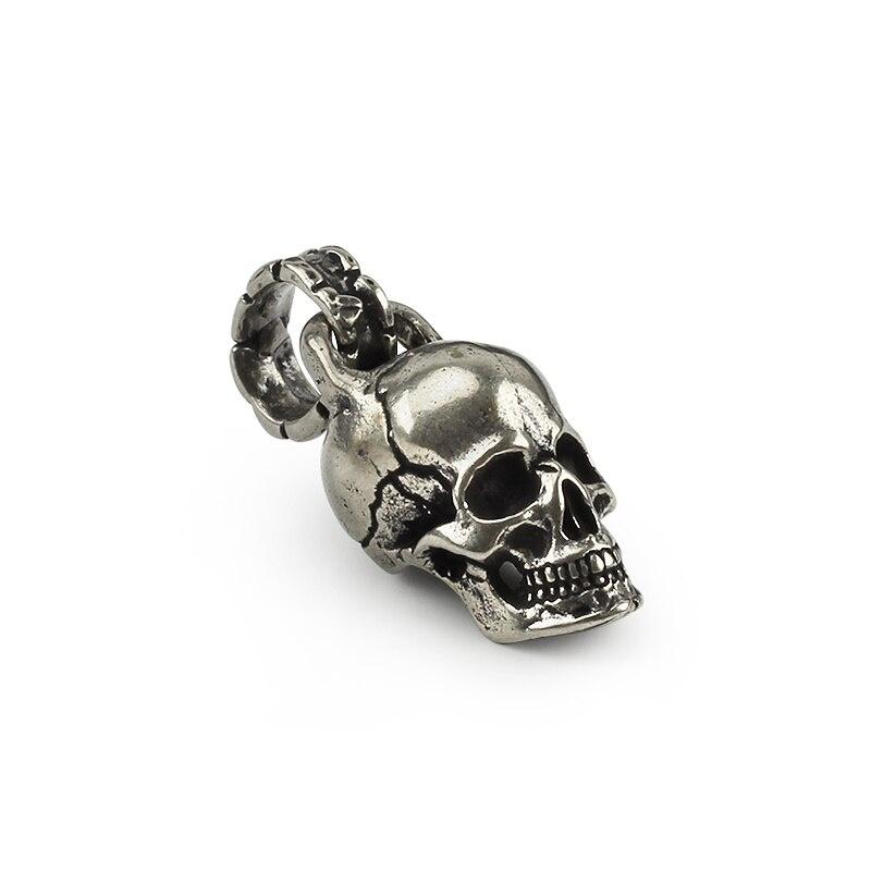 Латунь Медь Череп Панк Брелки Кулон Брелок Подвески Брелок Скелет DIY Уличные Аксессуары