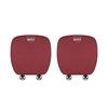 Car Seat Pad Backrest Mat Ice Silk Flax Seat Cushion Covers For VW GTI Polo Golf MK6 Passat Atlas Jetta Tiguan Arteon CC Hub Cap zq9
