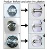 Stainless Steel Car Covers Door Lock Protecting Cover For Kia Rio Ceed Sportage Cerato Soul Sorento K2 K5 Picanto Optima