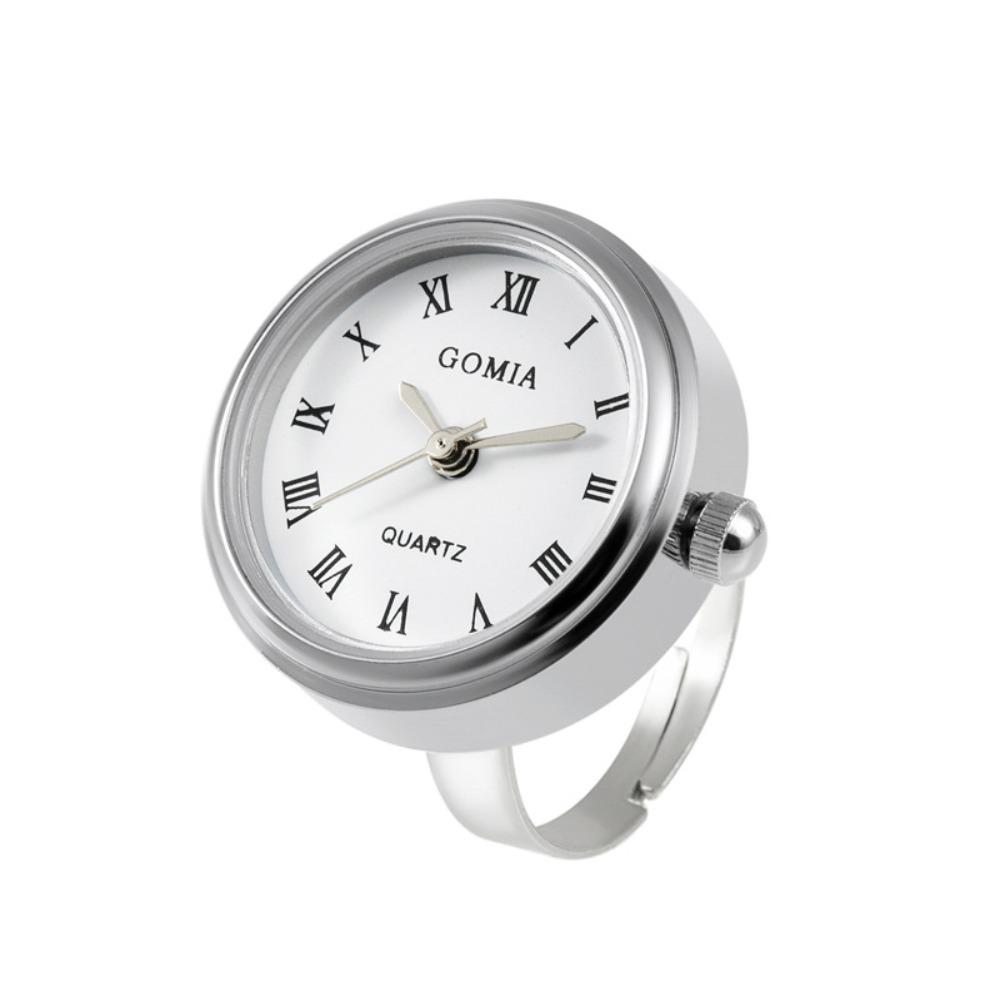 Ретро Мини Парные Часы Кольцо Круглый Подарок Кольцо на Палец Часы Парные Часы Кварцевые Часы Женские