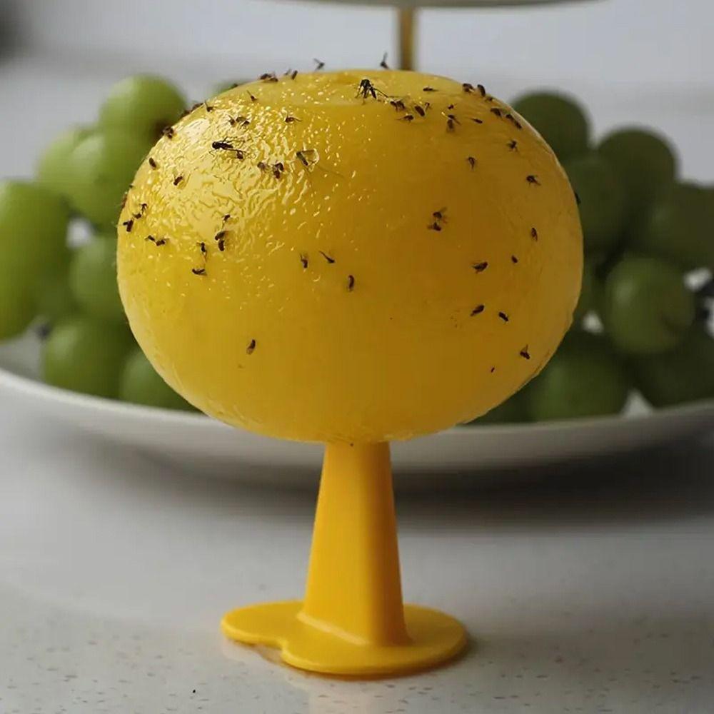 Waterproof Fly Ball Trap Yellow Sticky Insect Ball Insect Ball Traps Mosquito Ball Trap Orchard