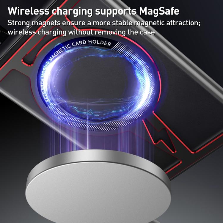 Hollow Borderless Magnetic MagSafe Aluminum Alloy Phone Case