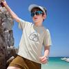 ASK JUNIOR Kids' Drop Shoulder Short Sleeve T-Shirt