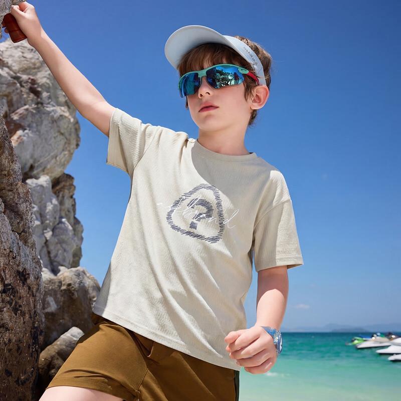 ASK JUNIOR Kids' Drop Shoulder Short Sleeve T-Shirt