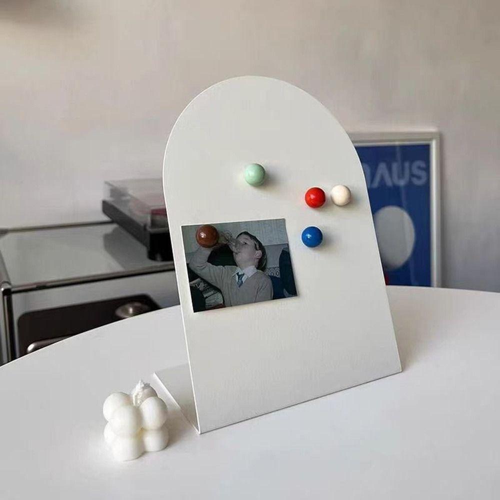 Vertical Storage Board Large Capacity Magnetic Photo Frame Note Board  Office Home Desktop Ornament