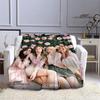 Idol Blanket Blackpink Group Pink 3d Digital Print Flannel Supplies Blanket