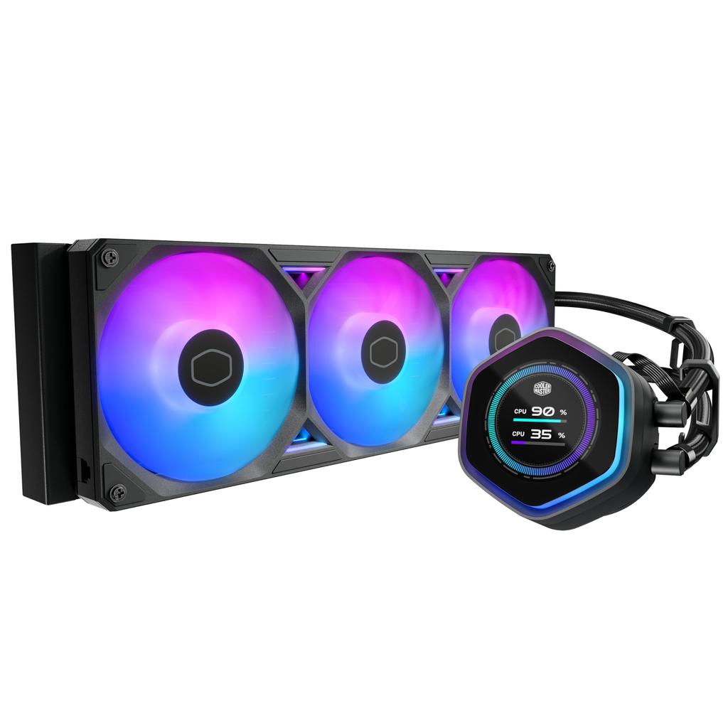 Система жидкостного охлаждения CPU Cooler Master ML 360 Atmos II LCD ARGB Simple, Черная, MLX-D36M-A25SZ-L1 (FN2543)