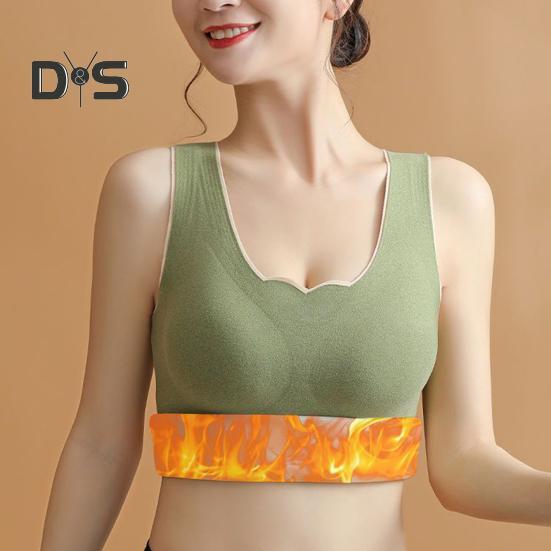 Женский осенне-зимний тепловой жилет, утолщенный плюшевый жилет без рукавов с V-образным вырезом, облегающий мягкий пуловер, мягкий эластичный низ без косточек, нижнее белье, майка