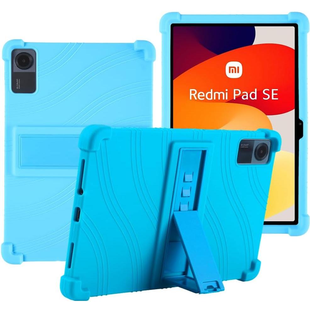 Silicone case for Xiaomi Redmi Pad SE 11", Impact, armored, blue