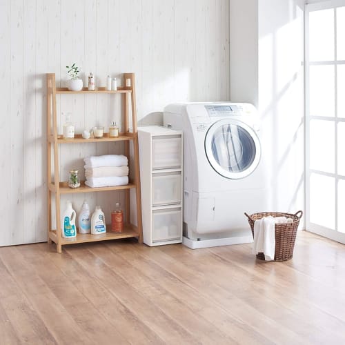 Tenma Skipita Широкий 3-ярусный блок для хранения S-111W, узкий блок для хранения, идеально подходящий для узких пространств шириной до 27 см. Отлично подходит для кухонь и ванных комнат. Кухня