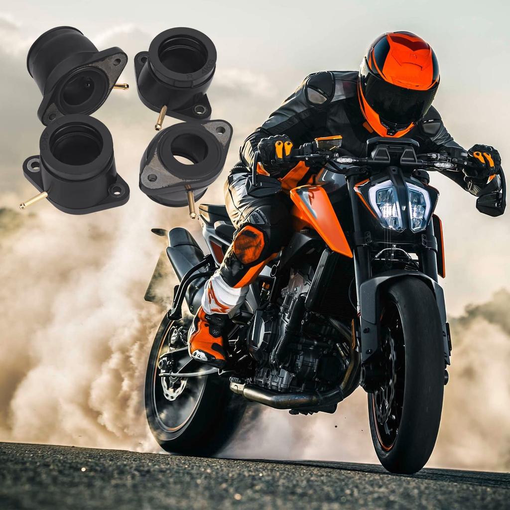 MOACCE Изолятор впускного коллектора мотоцикла Совместимая модель Yamaha XJR1200 XJR1200SP 1994-1998 / XJR1300 XJR1300SP