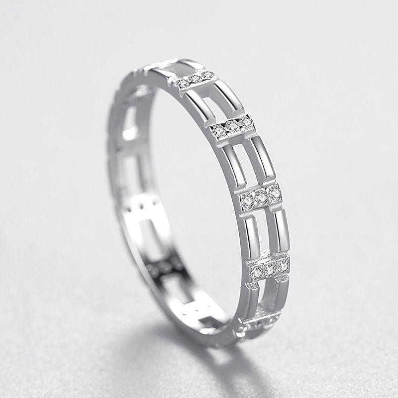 Tancise Classic стерлингового серебра 925 пробы кольцо с цирконом женские ювелирные изделия свадебное обещание вечерние подарок