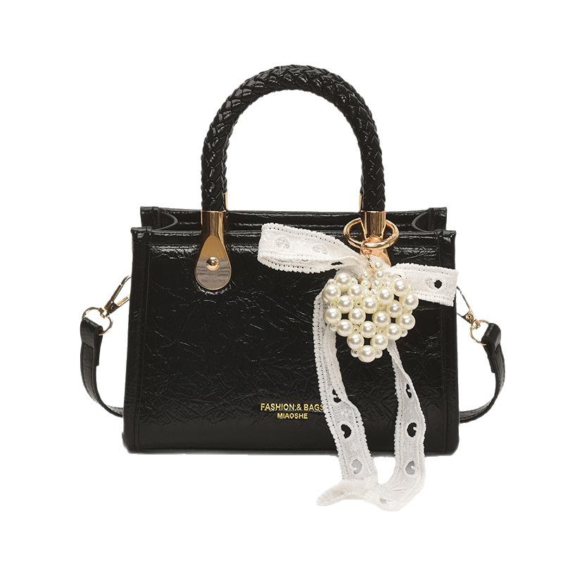 Модная Универсальная Портативная Маленькая Квадратная Сумка Женская Новая Однотонная Сумка Через Плечо Мессенджер