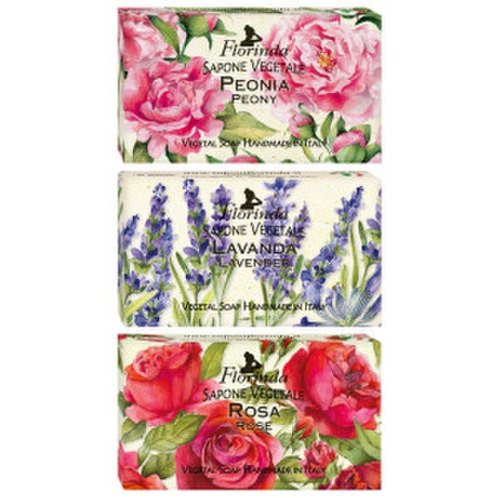 Florinda Soap Best 3 Piece Set 100gX3 Pieces Итальянское мыло Итальянское ароматизированное мыло Твердое мыло Мыло для гостиниц