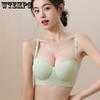 Half Cup Lingerie for Women Seamless Breathable Gathered Anti Sagging No Steel Ring Bra