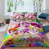 Go! Princess PreCure Anime-Themed Bedding Set Duvet Cover Bed Set Quilt Cover Pillowcase Comforter king Queen Size Boys Adult
