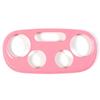 For Fiat 500 2016-2024 ABS Carbon Fiber Car Air Conditioning Adjustment Switch Button Frame Cover Interior Car Accessories