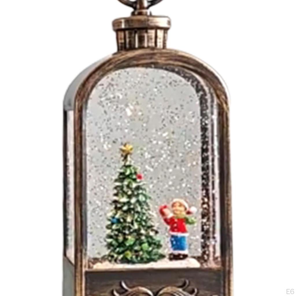 Рождественская музыкальная шкатулка камин фонарь подарок ночник рождественский декор для внутреннего и наружного использования