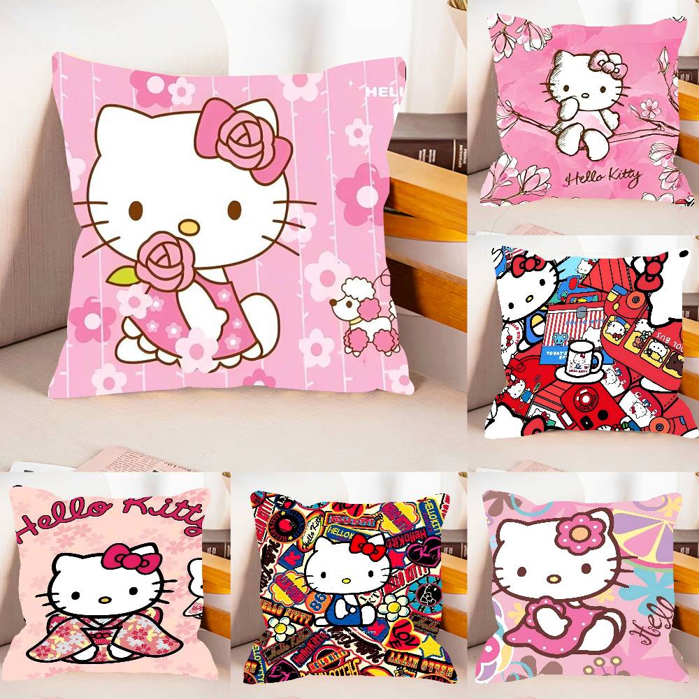 HelloS-K-Kitty Наволочка С Рисунком Наволочка Для Гостиной Подушки На Диван И Декора Спальни