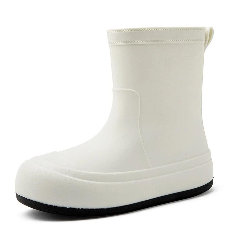 Женская модная нескользящая межподошва, дождевая обувь, резиновые сапоги, водонепроницаемая обувь, резиновая обувь