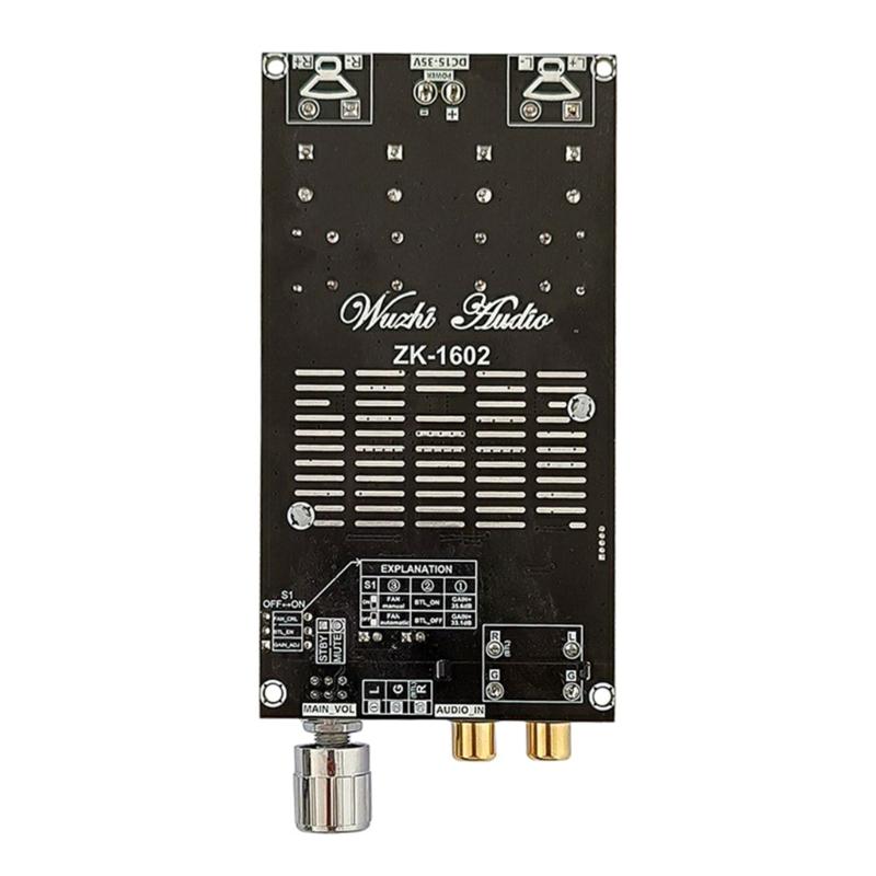 ZK-1602 PureRear Digital Power Amplifier Board TDA7498E HighPower StereoSound 160WX2 Bridge Mono 220W AMP Modules