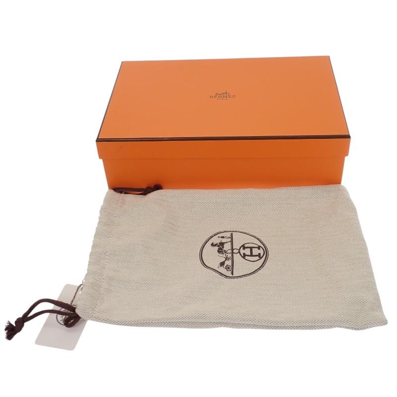 HERMES  H800617EKAA  Pouch khaki/Who Coated canvas/leather Women