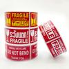 Tamperproof English Fragile Goods Warning, Copper Plate Sticker Label Sticker Goods Tips Sticky