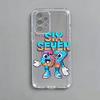 Six Seven 6 7-Football Phone Case For Samsung S25,S24,S21,S22,S23,S30,Ultra,S20,Plus,Fe,Note,10,9,5G Transparent Cover