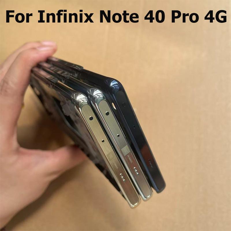 Для Infinix Note 40 Pro 4G Средняя рамка Корпус Запчасти Средняя пластина Чехол Только Рамка LCD Дисплея Замена X6850