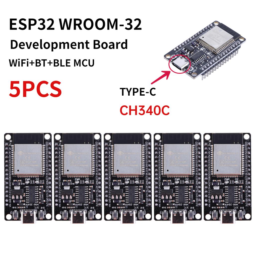 Плата разработки ESP32 -32 TYPE-C CH340C/ USB CP2102 WiFi+Bluetooth Сверхнизкое энергопотребление Двухъядерный беспроводной модуль