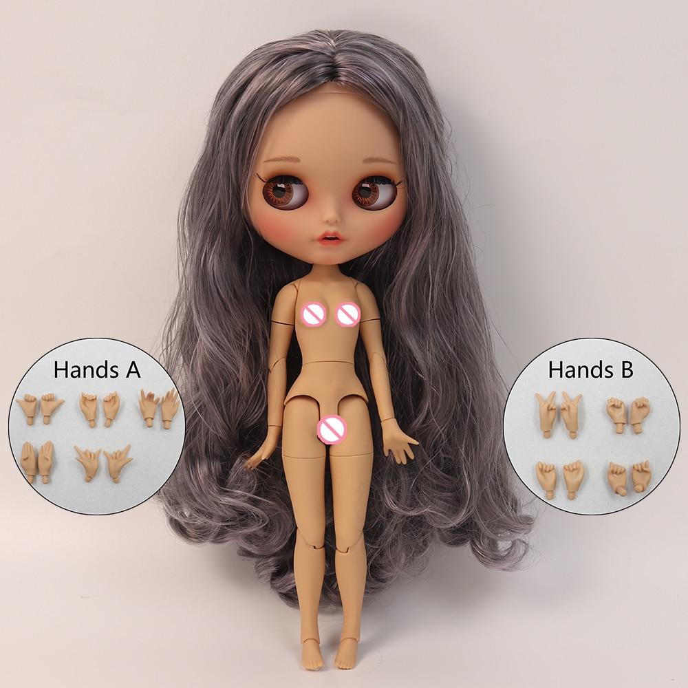 Кукла ICY blyth 1/6, кукла BJD, шарнирное тело, коричневая кожа, матовое лицо, 30 см, игрушка в подарок, аниме для девочек SD