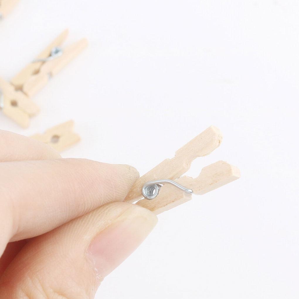 Набор деревянных зажимов - Удобный для и прищепки для фото и украшения Деревянные прищепки Деревянные зажимы Мода