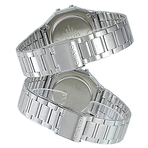 Casio A164WA-1QJH Парные часы для мужчин и женщин, Цифровые дата и календарь, Дешевые часы Casio [Официальный японский продукт]